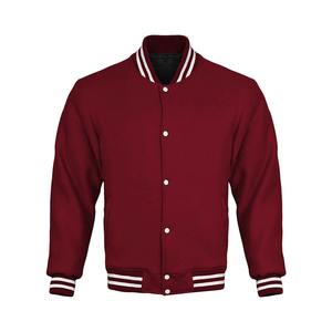 Vestes universitaires d'hiver respirantes pour hommes, personnalisées, avec col en V et tissu en laine et polyester - Product Image 1