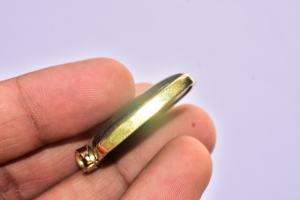DIY Drum Natural Labradorite Gold Plating Pendants Dzi Beads for Jewelry Making - Product Image 4