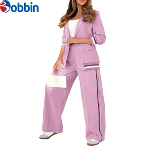 Conjuntos Deportivos para Mujer Más Vendidos, Moda de Invierno, Ropa Urbana para Mujer, Conjunto de 2 Piezas, Color Sólido Informal, Cintura Elástica - Product Image 2