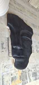 Sculpture murale abstraite moderne en pierre, grande taille, sculptée avec précision par CNC, décoration artistique durable pour l'intérieur de la maison - Product Image 4