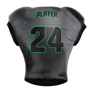 Maillot de football américain en gros, personnalisé, imprimé par transfert thermique, pour équipe, adulte, respirant, athlétique, à manches courtes, usine OEM - Product Image 5