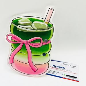 Plaques à cils Matcha durables, marque privée, en forme de cœur, pour extensions de cils, palette en acrylique magnétique - Product Image 1