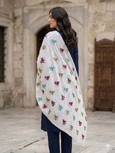 Hijab en voile de coton AHE pour femmes, rouge, style africain, léger, respirant, 110x180cm, 300g, toutes saisons - Product Image 3