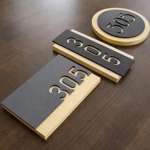 Fabricante de Señalización Interior Personalizada para Hoteles, Señalización Comercial para Puertas de Hoteles, Villas y Restaurantes, Letreros Comerciales - Product Image 1