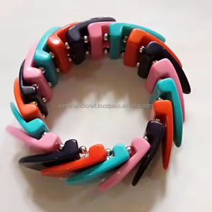 Bon bracelet de mode en résine de conception ronde polonaise pour le soulagement du stress et de l'anxiété - Product Image 1