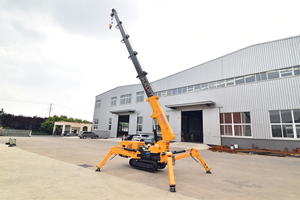 Mini-<span class=keywords><strong>grue</strong></span> araignée sur chenilles 3 tonnes 5 tonnes électrique diesel <span class=keywords><strong>mobile</strong></span> avec flèche télescopique - Product Image 4