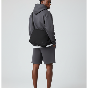 Conjunto de Sudadera con Capucha y Pantalones Cortos de Dos Piezas, Color Sólido, Talla Grande, Estilo Hip Hop, Ropa Deportiva de Alta Calidad, Novedad 2025 - Product Image 2