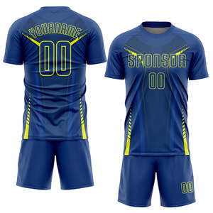 Conjunto de Uniforme de Fútbol Sublimado Personalizado, Transpirable, de Secado Rápido, Ropa de Entrenamiento, Nombre, Número y Logotipo Personalizados - Product Image 1