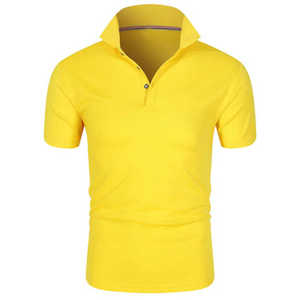 Custom Front Solid Casual Men's Premium Cotton Pique for Short Sleeve Regular Fit Shirts OEM Logo Bulk Wholesale Supplier - Product Image 1