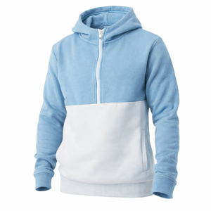 Sweat à capuche d'hiver pour homme écologique, qualité supérieure, manches longues, multi-panneaux, marque SPORTEX WEARS, tricoté, lavé, avec fermeture éclair - Product Image 1