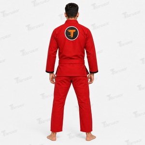 Kimono de BJJ de compétition 450 GSM en coton tissé perlé, veste renforcée, pantalon Ripstop, tenue d'entraînement et de combat pour académie, personnalisable - Product Image 5