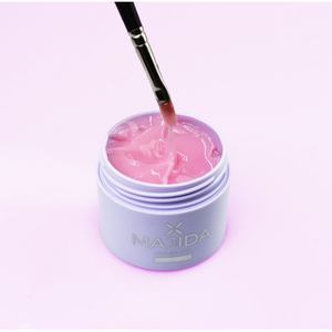 Majida Cosmetics UV LED Gel Rose Milk 50ml Hema Free <b>Builder</b> Gel - Product Image 1