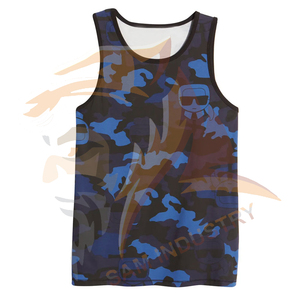 Camiseta sin mangas para hombre, 100% algodón, tejido sólido, transpirable, informal, holgada, para gimnasio y fitness, en venta. - Product Image 5