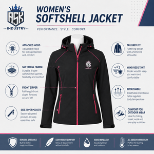 Chaqueta Softshell Moderna para Mujer, Ligera, Cómoda, con Movimiento Fácil y un Look Casual Elegante para Viajes, Trabajo y Uso al Aire Libre - Product Image 5