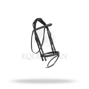 Bridon anatomique avec surpiqûres décoratives, taille complète, pour l'équitation anglaise, confort du cheval - Product Image 4
