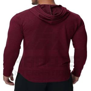 Sudadera con Capucha de Manga Larga para Hombre, Color Sólido |   Sudadera con Capucha Suave y Cómoda de Alta Calidad, Sudadera Extra Grande de Algodón/Poliéster para Hombre - Product Image 3