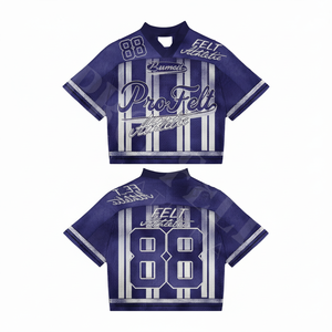 Camisetas Unisex Extra Grandes de Estilo Vintage, 100% Algodón, Transpirables, 300g, Ropa Hip Hop, Diseño de Logotipo Bordado Personalizado para Hombre - Product Image 6