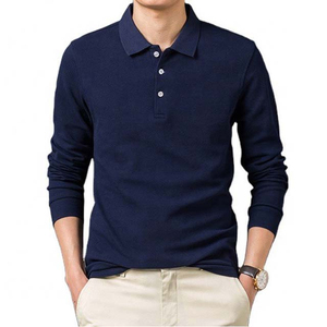 Wholesale 100% Cotton Jersey Striped Rugby for Polo Shirt with Custom Embroidered Logo Long Autumn Quick Dry - Product Image 2