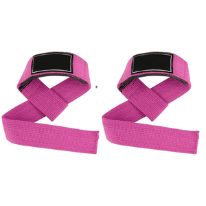 Sangles de levage en coton de qualité supérieure, légères, réglables et très extensibles pour la musculation, avec logo personnalisé - Product Image 3