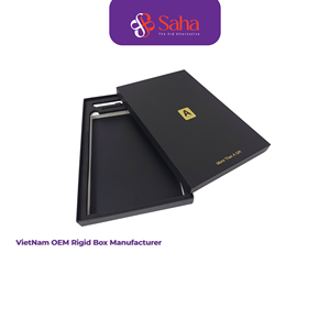 Recyclable Bio-degradable OEM Customizable Gold Foil Stamping Embossing Matt Lamination Gift Handmade Vietnam <b>Kraft</b> Paper <b>Boxes</b> - Product Image 5