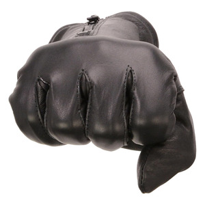 Gants d'hiver chauds pour homme en cuir de mouton véritable avec logo personnalisé, doublure en polyester, pour la conduite quotidienne, décontractés et sportifs - Product Image 4