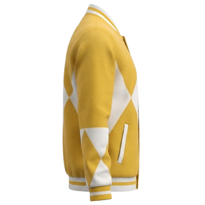 Veste universitaire en laine pour hommes, style baseball, avec broderies personnalisées, fermeture à boutons-pression, manteau bomber – Fournisseur OEM ODM en gros - Product Image 3