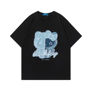 Men’s Oversized Vintage Acid Wash T Shirt Heavyweight 100% Cotton Sunfaded Blank Streetwear Tee Unisex Loose Fit Custom <b>Logo</b> T-S - Product Image 4