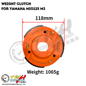 TWH MIO125 M3 Racing Motorcycle Parts Weight Clutch <b>for</b> Honda - Product Image 2