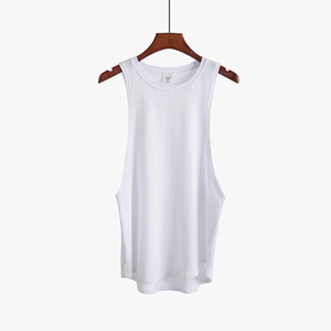 OEM Gym <b>Stringer</b> Men Tank Top High Quality Sleeveless Cotton Sportswear Custom Logo Printed Fitness Workout Bodybuilding <b>Vest</b> - Product Image 6