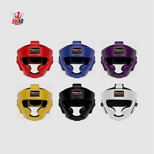 Best Protection Performance Customized Color & Size Comfortable Durable Breathable MMA Muay Thai <b>Training</b> Leather <b>Head</b> Guard - Product Image 5
