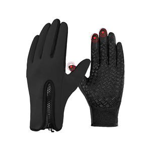 Guantes de Ciclismo de Cuero Unisex con Dedos Completos, Transpirables, con Absorción de Impactos y Antideslizantes, Cómodos para Uso en Verano, con Correa de Muñeca Ajustable - Product Image 4