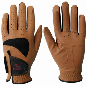 Guantes de Golf de Cuero Genuino Blanco de Último Diseño, Antideslizantes, de Dedo Completo, para Hombres Adultos, Ligeros y Duraderos - Product Image 1