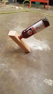 Wooden wine <b>rack</b> artistic wine holder sculptural bottle stand luxury wine storage modern tabletop wine <b>rack</b> handcrafted wooden - Product Image 5