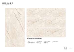 Carreaux de porcelaine modernes brillants de haute qualité, taille 600x1200, grands carreaux pour sols et murs, pour projets commerciaux - Product Image 5