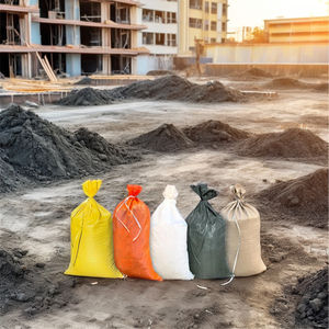 Bolsa tejida de PP transparente personalizable, 50kg, 25kg, 10kg, superficie impresa termosellada para fertilizante de harina de cemento, impresión de plástico - Product Image 3