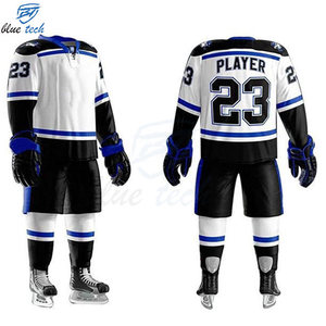 Wholesale Professional Ice Hockey Uniform Custom Sublimated Hockey Jersey and Shorts for Teams Training and Games - Product Image 6