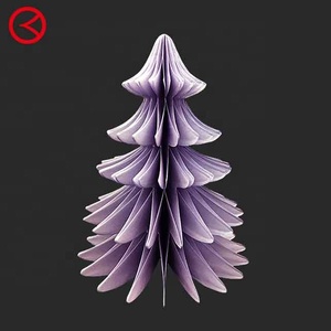 Wholesale Flat <b>Honeycomb</b> Paper Tree for Indoor Christmas <b>Decorations</b> Christmas <b>Decoration</b> Supplies - Product Image 6