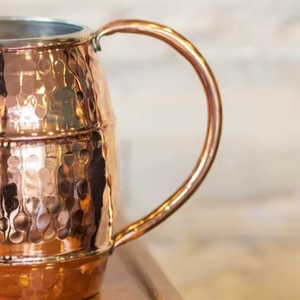 Metal Top Trendy <b>Copper</b> Drinking Mug Best Design <b>Copper</b> Mugs Antique Pure <b>Copper</b> Mug - Product Image 6