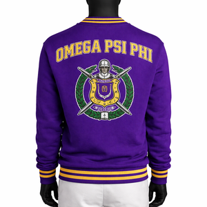 Suéter de la Fraternidad Omega Psi Phi, Tejido Premium, Bordado Personalizado con Letras Griegas, Sudadera Estilo Urbano, Fabricante de Ropa - Product Image 2