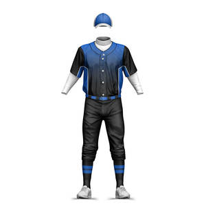 Design Your Own Logo and Brand Custom Team <b>Baseball</b> Uniform Sets-Unisex 100% Polyester Moisture Wicking & Anti-Bacterial - Product Image 3