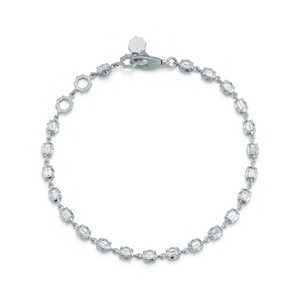 Baguette Cut Link Adjustable Tennis <b>Bracelet</b> Lab Grown Diamond Classic Style Custom Everyday Wear IGI Certified 14K 18K <b>Solid</b> - Product Image 3
