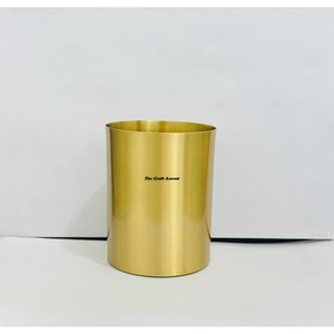 Handmade Copper Metal Candle Jar With Lid Brushed Rose Gold Empty Candle Vessel For Soy <b>Wax</b> Custom Logo Private Label Home Decor - Product Image 2