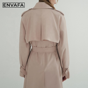 New Fashion Customized Oversized Jacket <b>Trench</b> <b>Coat</b> Windproof Double Breasted <b>Coat</b> Long Gray <b>Trench</b> <b>Coat</b> - Product Image 5