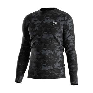 Maillot de bain unisexe à manches longues, anti-UV, à séchage rapide, éco-responsable, extensible, pour la plage, la gym et le surf - Product Image 1