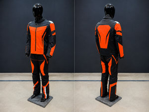 Combinaison de course moto unisexe à manches longues, respirante, coupe-vent, en polyester/coton, personnalisable, de haute qualité - Product Image 2