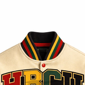 Chaqueta ligera para hombre estilo HBCU, cómoda y personalizada, chaqueta universitaria, chaqueta de colegio, chaqueta varsity hecha a medida. - Product Image 2