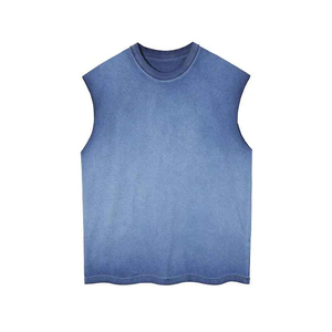 Wholesale Men Tank <b>Top</b> Lightweight Summer <b>Sleeveless</b> Gym Shirt Custom Logo Cotton Tank <b>Top</b> Soft Premium Fitness Wear - Product Image 2