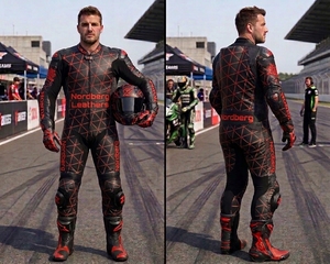 Traje de Cuero para Motociclismo, Certificado CE UKCA, Calidad AAA, Opciones de Cuero Vacuno + Cuero de Canguro, 1 y 2 Piezas - Product Image 1