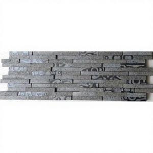 Natural Black Granite Tile 2mm Ultra-Thin Smooth Flexible Eco-Friendly Durable Split Surface Traditional Design Antacid TSF - Product Image 1