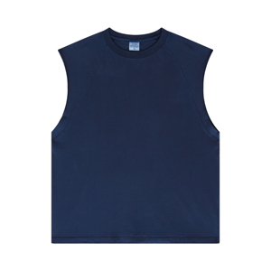 Camiseta sin mangas de algodón 100% con cuello en V, estilo deportivo, lavado ácido, oversize, para hombre, ropa de gimnasio, secado rápido, ecológica, transpirable, antipilling - Product Image 4